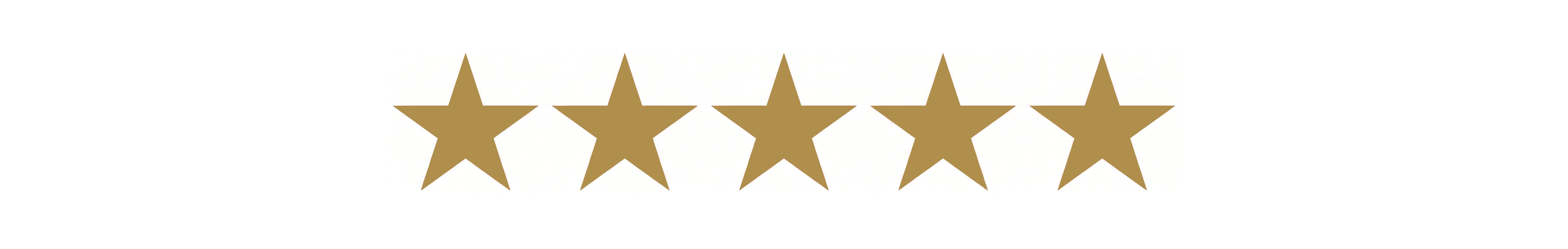 Five red stars on a white background